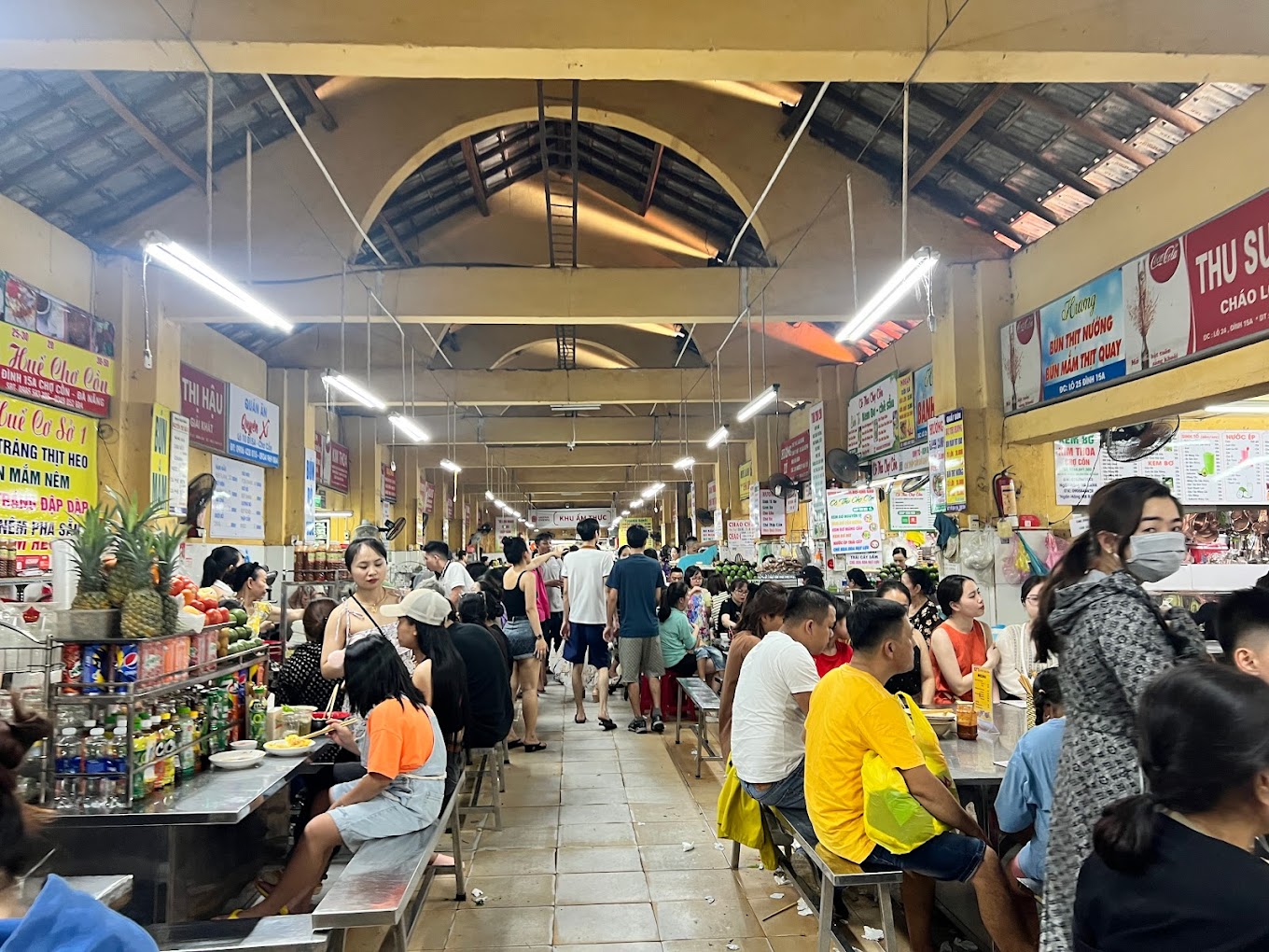This vibrant stall at Con Market captures the essence of local life in Da Nang. Overflowing with fresh produce, traditional snacks, and handmade goods, the stall invites visitors to explore the rich flavors and textures of Vietnamese cuisine. The bustling atmosphere and friendly vendors create a lively shopping experience, making it a must-visit spot for anyone looking to indulge in authentic local culture.