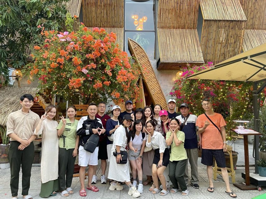 International guests enjoying wellness treatments at Nguon Spa.