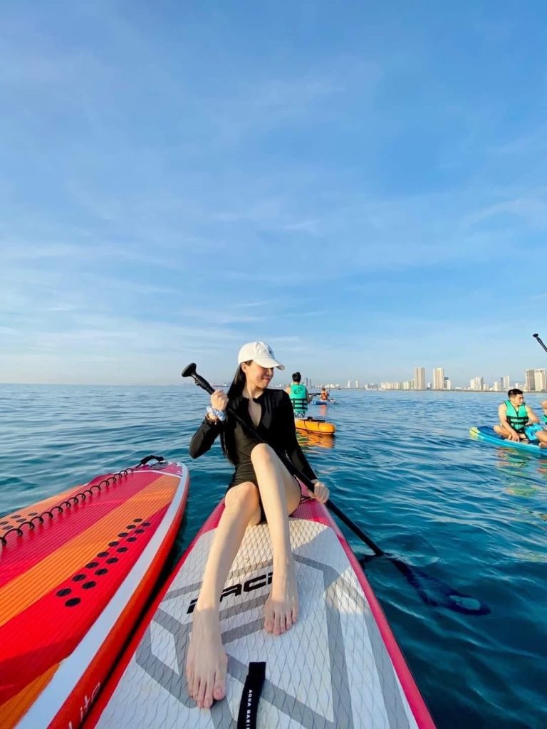 Capture the perfect check-in pose on the SUP