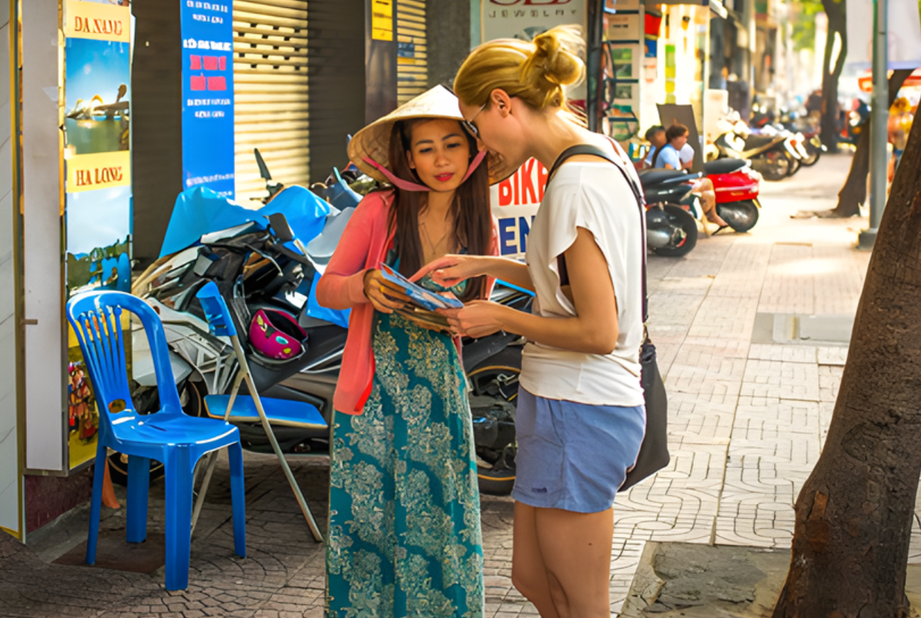 phụ nữ du lịch việt nam